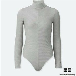 UNIQLO ALEXANDER WANG GREY BODYSUIT